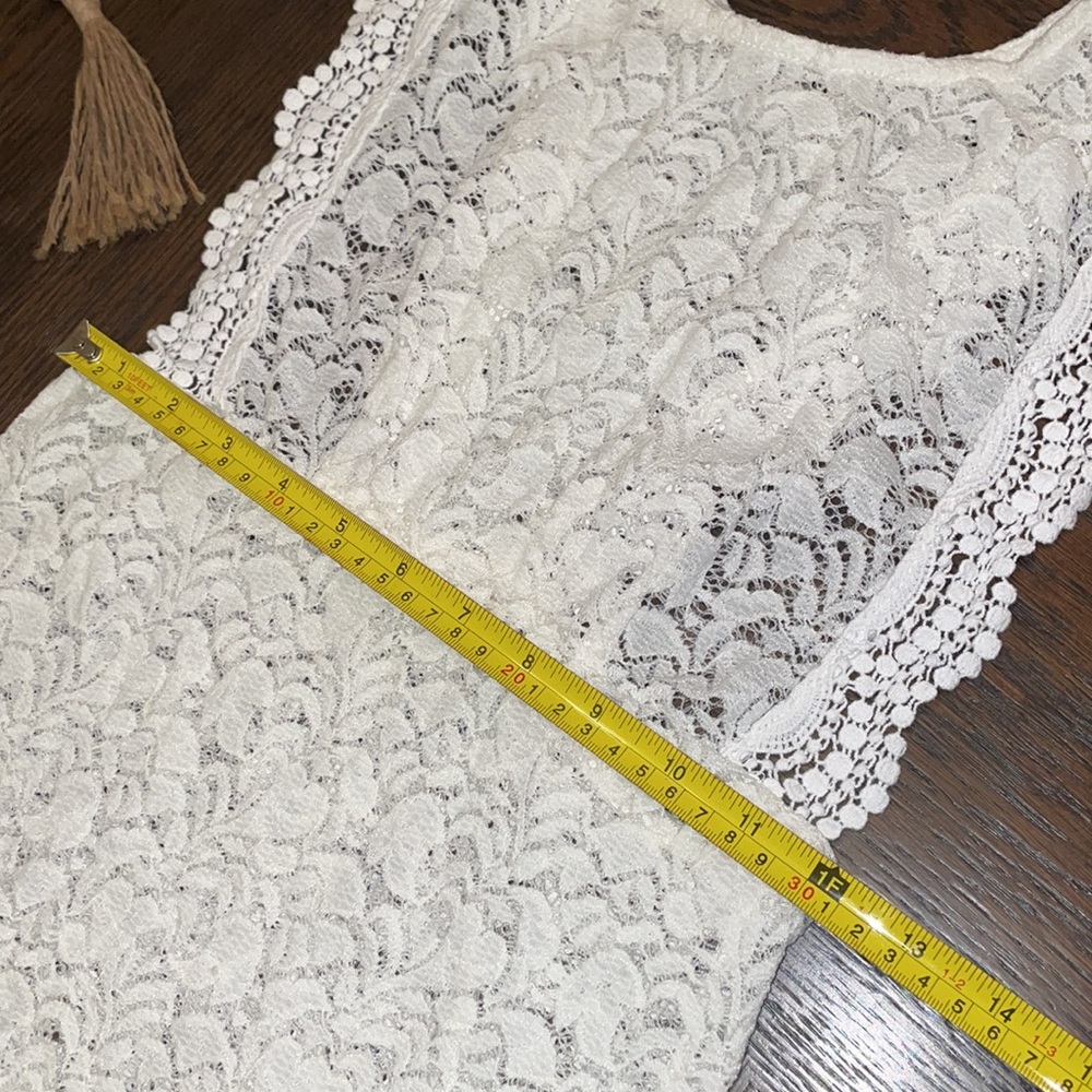 Free people intimately lace sleeveless racer back Small top NWOT - Picture 7 of 9